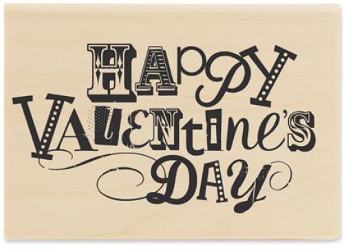 Stempel Happy Valentines Day