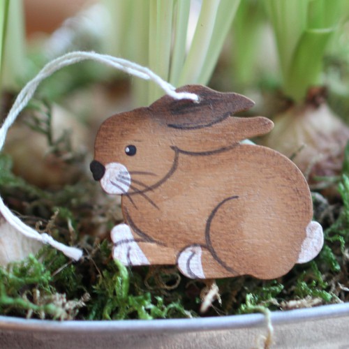 Holz Deko-Hänger Hase