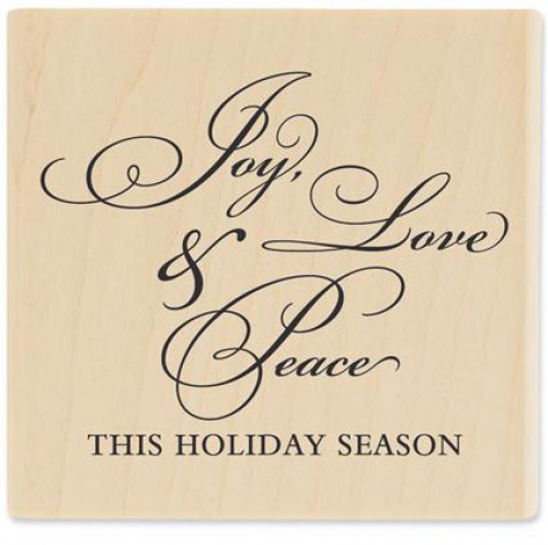Stempel Joy, Love & Peace