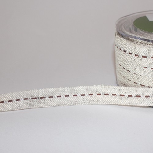 Band Jute Stitch 15mm braun