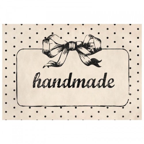 handmade Fabric Label textiles Schmuck-Etikett
