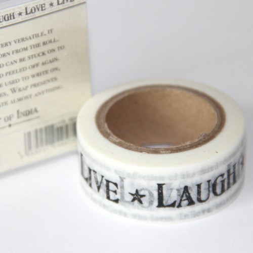 Masking Tape LIVE LOVE LAUGH Hochzeit