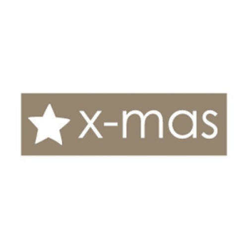 10 Xmas Star Sticker Etiketten taupe weiss