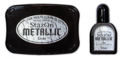 Stempelkissen StazOn METALLIC PLATIN