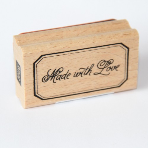 Stempel "Made with Love" Label
