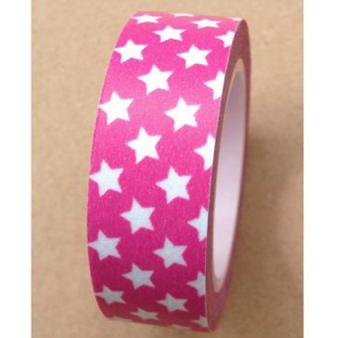 Masking Tape kleine Sterne pink