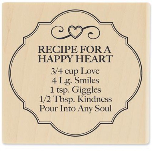 Stempel Happy Heart Rahmen