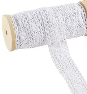 weisse Häkel-Spitze 4cm breit