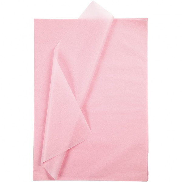 6 Bögen Seidenpapier rosa