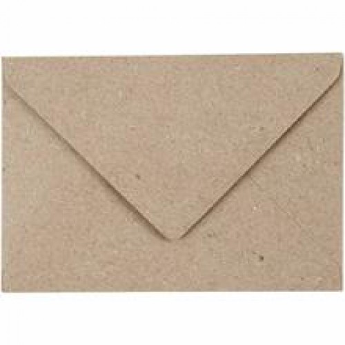 50er Pack Recycl. Umschläge C7 7,8x11,5 cm