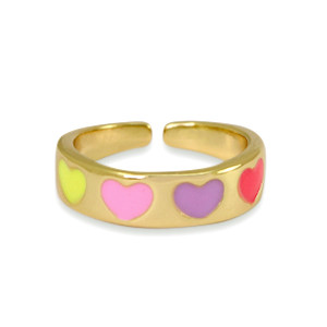 Ring HEARTS bunt