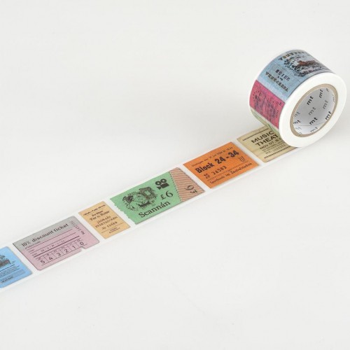 Masking Tape ticket vintage Eintrittskarten