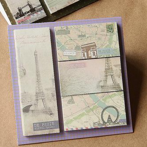 Mini-Notizblöcke vintage Paris