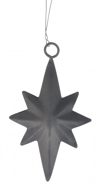 kleiner Baumhänger Stern aus Zink