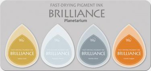 4er Set Brilliance Stempelkissen Metallics