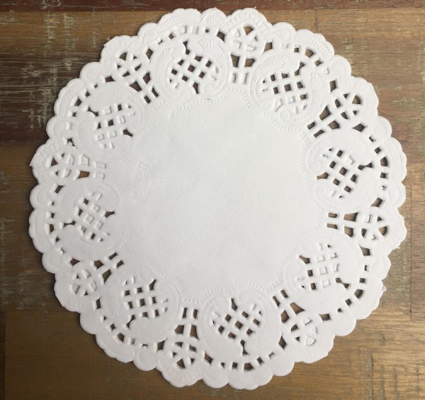 20 Stk Doilies weiss Tortenspitzen 14cm