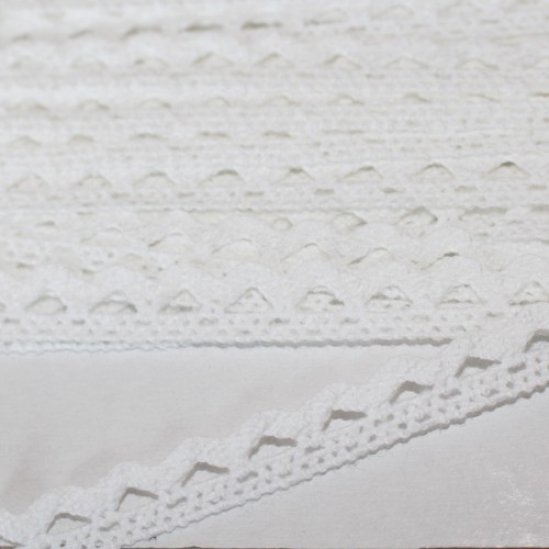 Baumwoll-Spitze 10mm weiss