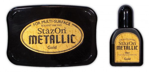 Stempelkissen StazOn METALLIC GOLD