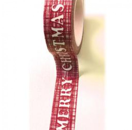 Masking Tape Merry Christmas rot