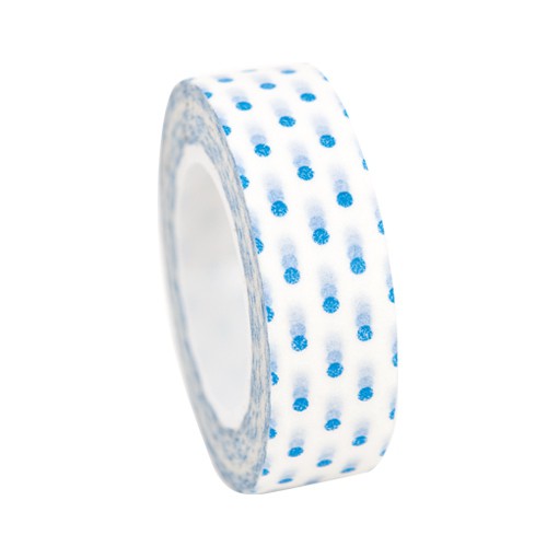 Masking Tape blau weiss gepunktet