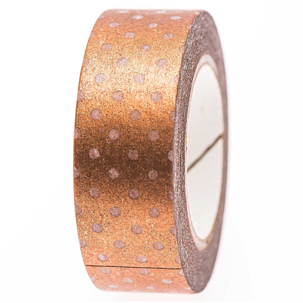 Masking Tape DOTS Punkte kupfer