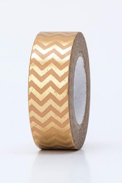 Masking Tape CHEVRON gold zickzack Hot Foil