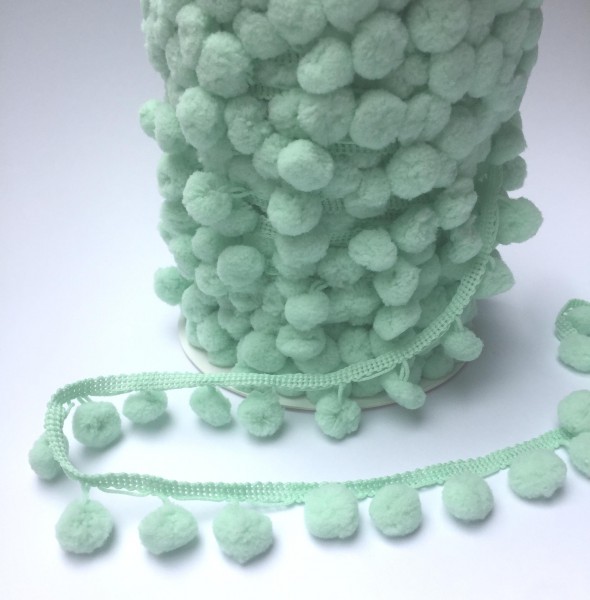 Band Pompom MINT D12mm Meterware