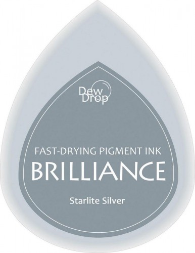 kleines Brilliance Stempelkissen starlite silber