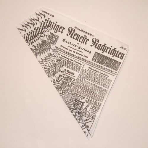 10 Spitztüten Zeitungsdruck