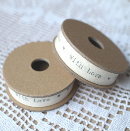 Rolle Schleifenband With Love 3 m