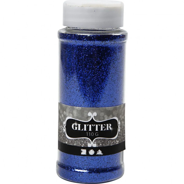 Glitzer Glitter blau 110 gramm