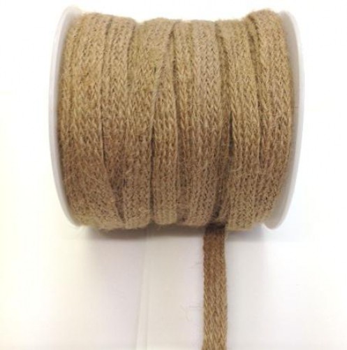 Jute Band natur beige 10mm