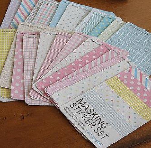 Masking Sticker Set pastell