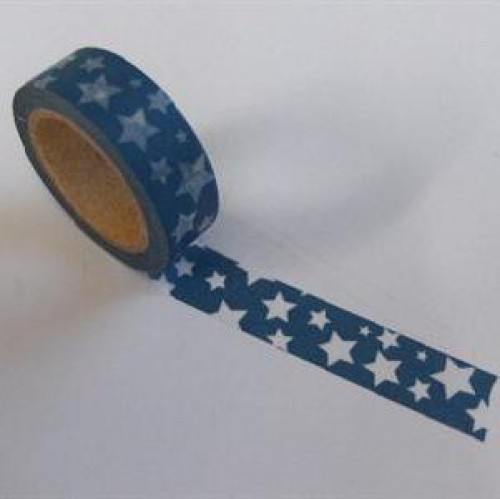Washi Masking Tape Sterne blau