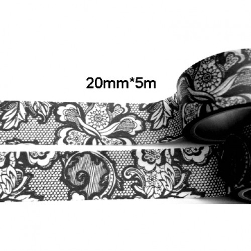 Masking Tape LACE schwarz Spitze
