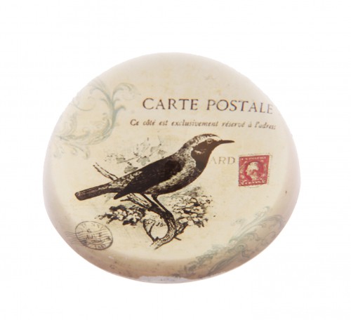 Briefbeschwerer vintage Postcard Bird