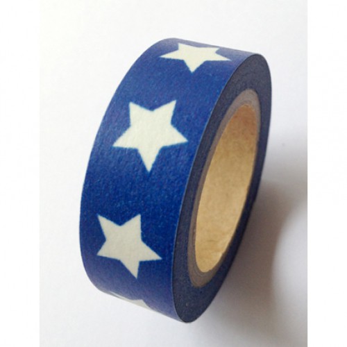 Masking Tape Stern blau