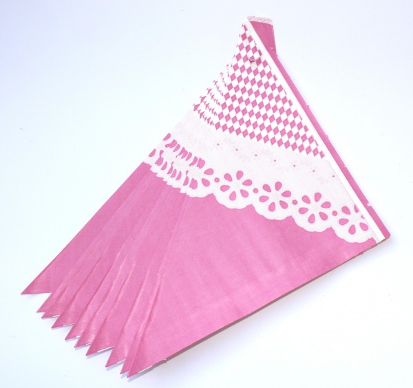 10 Spitztüten rosa Spitze Doilies Gr. M