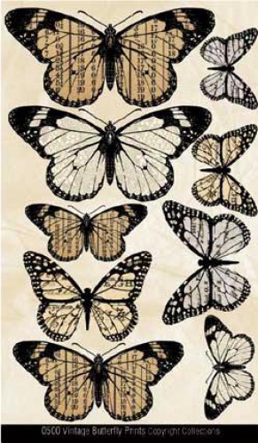 Vintage Butterflies Schmetterlinge