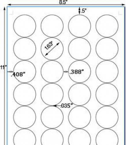 Bogen Kraftpapier Label 24 Stk rund braun