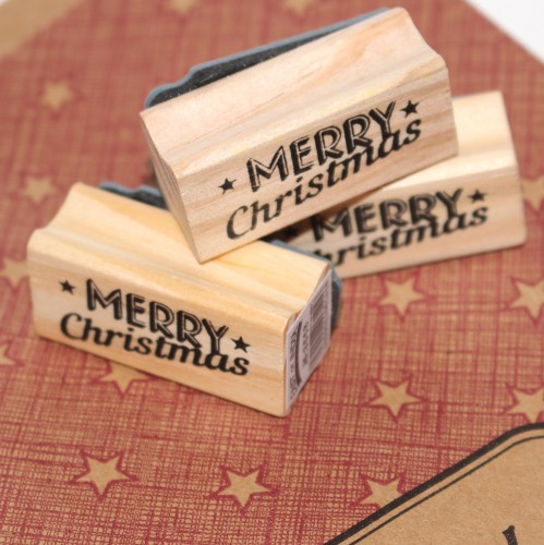 kleiner Stempel MERRY CHRISTMAS star