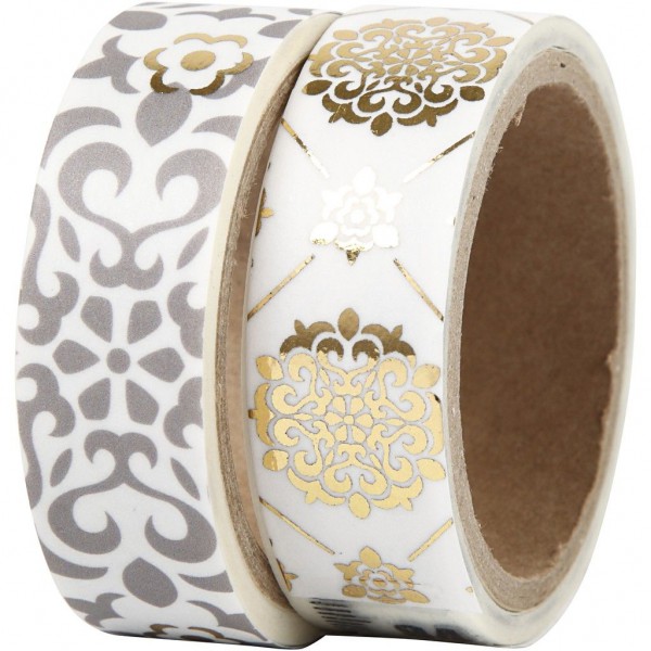 2 x Masking Tape Ornaments