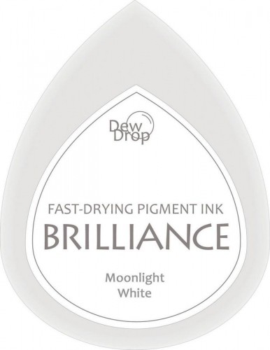 kleines Brilliance Stempelkissen moonlight weiss