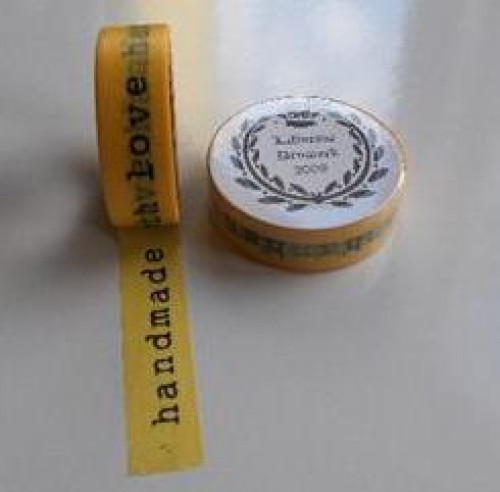 Washi Masking Tape handmade with love