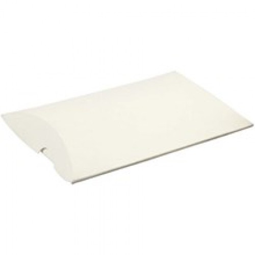 10 Faltschachteln Pillow weiss klein