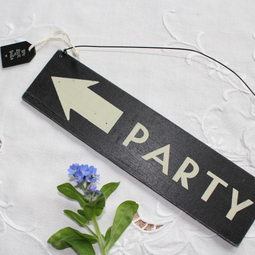 Deko-Schild Arrow PARTY Pfeil