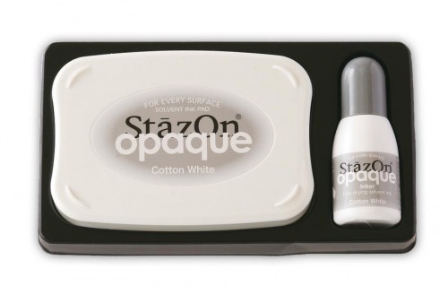Stempelkissen StazOn Opaque weiss
