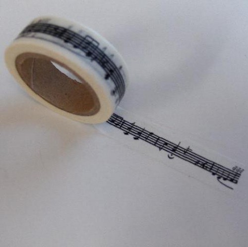 Washi Masking Tape Musiknoten