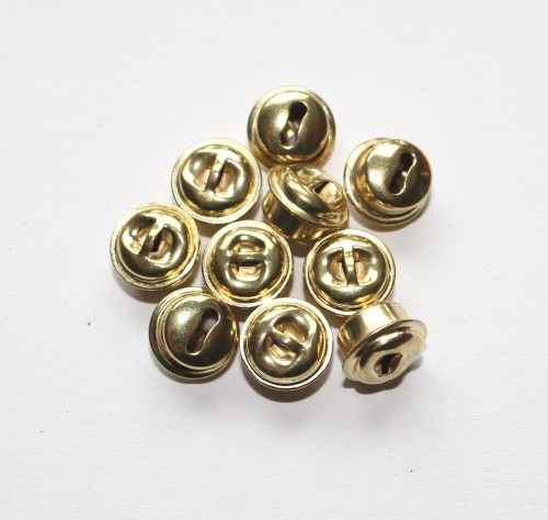 Goldschellen Glöckchen XS 8mm 10 Stk