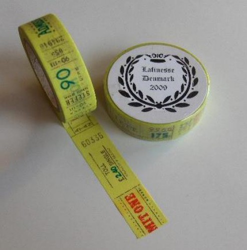 Washi Masking Tape Kollage Tickets